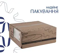 Раковина накладна Qtap Owl 400х400х155 мм, White, кругла, без донного клапана QT1911K53WN - мініатюра 4