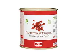 Червоні солодкі перчики «крапля» - вага нетто, 2930 г. 