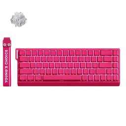 Клавіатура Mchose Ace 68 Ice Rhino Side Printed RGB RoseRed (MC-Ace68-28)