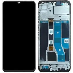 Дисплей Realme C53 чорний, оригінал PRC, з рамкою