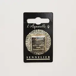 Акварельна фарба Sennelier, полукювета, S1, Прозорий коричневий (Transparent Brown)