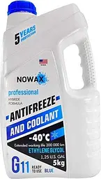 Антифриз готовий NOWAX -42°C G11 Синій 5 кг (NX05002)