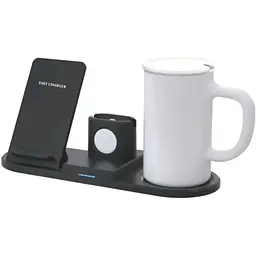Підставка для підігрівання кухлів і зарядне бездротове Ballu Mug 4 In 1