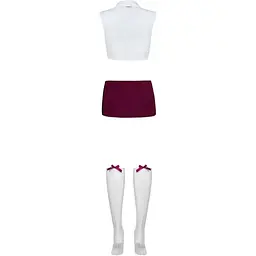 Еротичний костюм Obsessive Student 4 pcs costume S/M - мініатюра 4