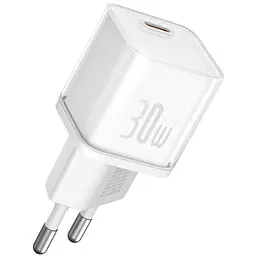 Зарядний пристрій Baseus GaN5S Fast Charger 30W (Type-C) white (P10162504213-00) - мініатюра 3