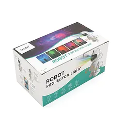 Ночник-проектор YT737 Астронавт+ Bluetooth колонка, пульт, кабель USB, White, Box - мініатюра 3