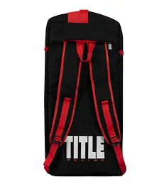 Спортивна сумка TITLE Boxing Champion Sport Bag/Backpack Black/Red (TBAG46 BK/RD) - мініатюра 8