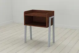 Тумба модульна Ferrum-decor Джузі 540x450x320 метал Сірий ДСП Венге 16 мм (FRD-105505)