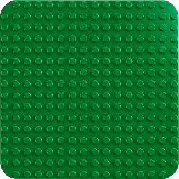 Конструктор LEGO DUPLO Classic Зелена будівельна пластина 1 деталь (10460) - мініатюра 3