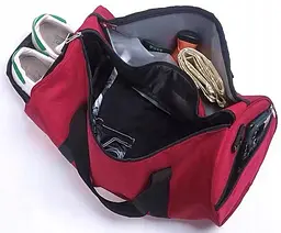 Cпортивна сумка з відділом для взуття Strado Sport 5905101594753 25L Червона - мініатюра 6