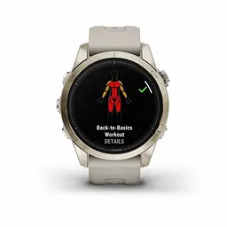 Смарт-годинник Garmin Epix Pro Gen 2 Sapphire 42mm Soft Gold w. Light S. Band (010-02802-10/11) - мініатюра 10