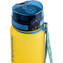 Пляшка для води UZspace I.AM.BOTTLE Наповнюю Україною, 800 мл, жовтий (3053) - мініатюра 6