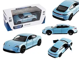 Автомодель Porsche Taycan Turbo S, 250335, синій