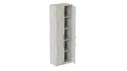 Шафа Анжело Ferrum-decor на 5 полиць із 4 дверима 1900x600x380 ДСП Бетон 16 мм (FRD-105006)
