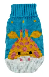 Светр для собак та котів EcoToys Giraffe M жираф A: 25 см B: 28 см C: 18 см 6979