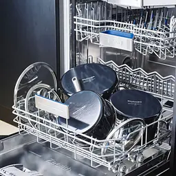 Ківш з кришкою KitchenAid Steel Core, 20 см, 2,4 л, чорний - мініатюра 4