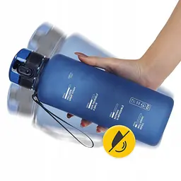 Пляшка для води 4FIZJO спортивна 1000 мл Blue (P-5905973403771) - мініатюра 5
