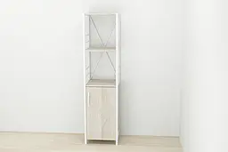 Етажерка 3/34 Ferrum-decor Серії Конект із тумбою 144x34x28 Білий ДСП Сонома (FRD-104431) - мініатюра 2