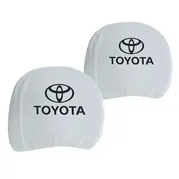 Чохол підголівників TOYOTA білі