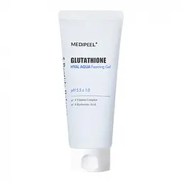 Гель для вмивання зволожувальний Glutathione Hyal Aqua Foaming Gel Cleanser Medi-peel 150 мл