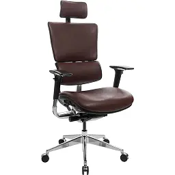 Офісне крісло GT Racer X-807 Leather (P-01), темно-бордове (X-807 Leather Burgundy (P-01)) - мініатюра 3