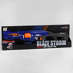 Дитячий Іграшковий Бластер із М'якими кулями Присосками Blaze Storm - мініатюра 8