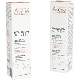 Крем для шкіри навколо очей Avene Hyaluron Activ B3 Triple Correction Eye Cream 15 мл - мініатюра 3