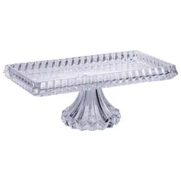Тортівниця прямокутна на ніжці 33×17×13.5 см Yiwu HP-19-146C