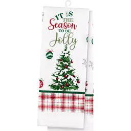 Набір рушничків для кухні Ardesto Christmas Tree 38 x 63 см 2 шт. зелений (ART3863HT)