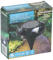 Садовий світильник Grundig на сонячній батареї 12x14 см в асортименті - мініатюра 3