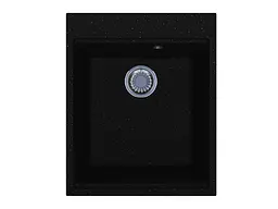 Кухонна мийка Miraggio LAGOON 420 black (0002563) Граніт, Під стільницю/Врізна, Чорний