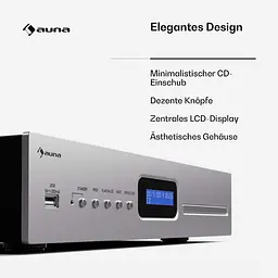 Музичний CD-програвач Auna Art22 (10045436) - мініатюра 6