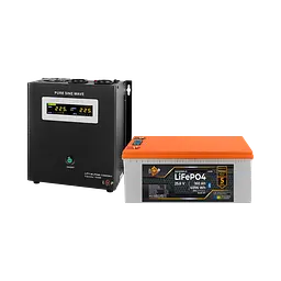 Комплект резервного живлення LP(LogicPower) ДБЖ + літієва (LiFePO4) батарея (UPS В1500 + АКБ LiFePO4 4096W)