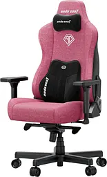 Ігрове крісло Anda Seat Kaiser 3E XL Pink Fabric (AD23YC-XL-09-P-CF-P01) - мініатюра 3