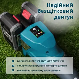 Тример садовий акумуляторний Konner&Sohnen без АКБ та ЗП KS BCT-40V - мініатюра 10