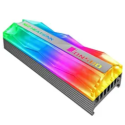 Радіатор Jonsbo M.2 SSD M2-2 ARGB Gray M2-2 ARGB - мініатюра 2
