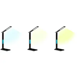 LED лампа настільна Media-Tech LEDITOU MT222K, 4W 6500K, 15W QI з вбудованим WRL, чорна - мініатюра 9