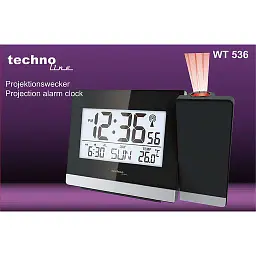 Годинник проекційний Technoline WT536 Black (WT536) - мініатюра 6