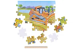 Пазл Same Toy Будівельна техніка, 4 картинки (2201Ut) - мініатюра 7
