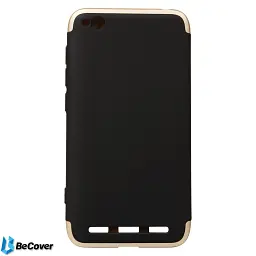 Панель BeCover Super-protect Series для Xiaomi Redmi 5a Black-Gold (701883) - мініатюра 2