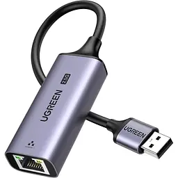 Перехідник USB 3.0 Type-A --> Ethernet RJ45 2.5Gb CM648 Ugreen чорний