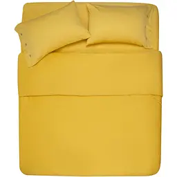 Підковдра Ardesto Mix&Match, 160х220см, 100% бавовна, сатин, жовтий (ART1622DVS) - мініатюра 6