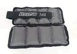 Обтяжувачі для ніг та рук з металом EasyFit Metal 1 кг (пара) - мініатюра 2