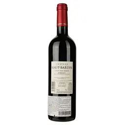 Вино Chateau Haut-Bardin Cuvee Jean Robin 2016 червоне сухе 0.75 л - мініатюра 2