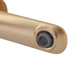 Змішувач для умивальника Koer KB-10028-12 KR5291 Золотий - мініатюра 5