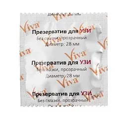 Презервативи латексні Viva для ультразвукового дослідження, 100 шт. - мініатюра 3