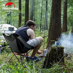 Туристичне розкладне крісло Naturehike YL05 NH18Y050-Z (Чорне) - мініатюра 5