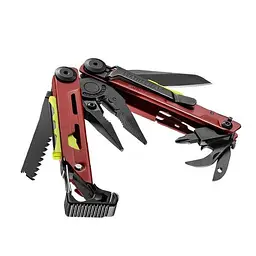 Мультиінструмент Leatherman SIGNAL CRIMSON, синтетичний чохол, картонна коробка - мініатюра 2