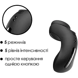 Подвійне ерекційне кільце Svakom Benedict Black - мініатюра 3