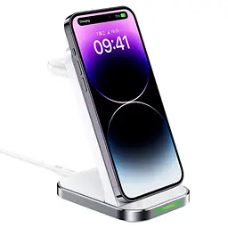 БЗП Acefast E15 desktop 3-in-1 White - мініатюра 4
